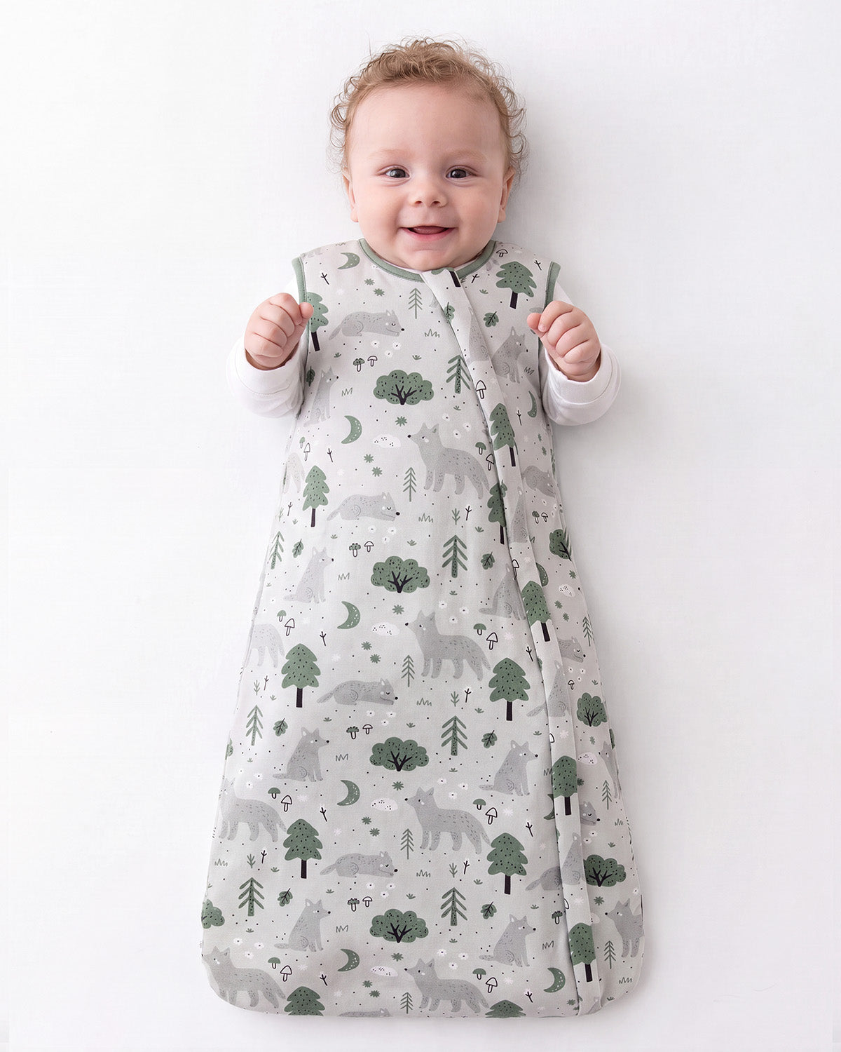 Bamboo Sleep Sack, 1.0 TOG-Green Fox