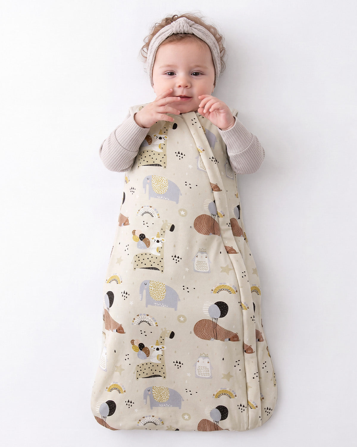 Bamboo Sleep Sack, 1.0 TOG-Animals & Balloons