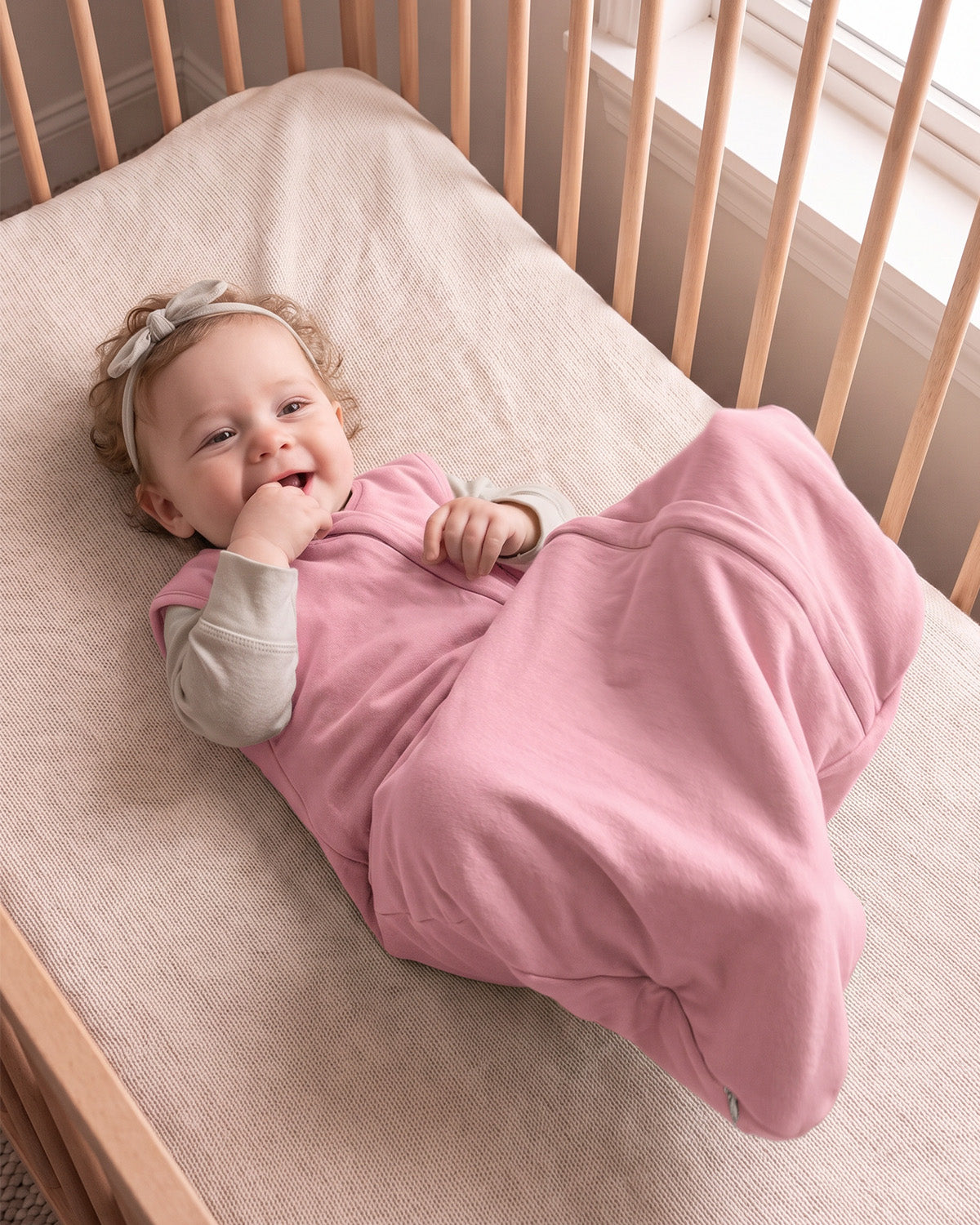 Bamboo Sleep Sack, 1.0 TOG-Pink
