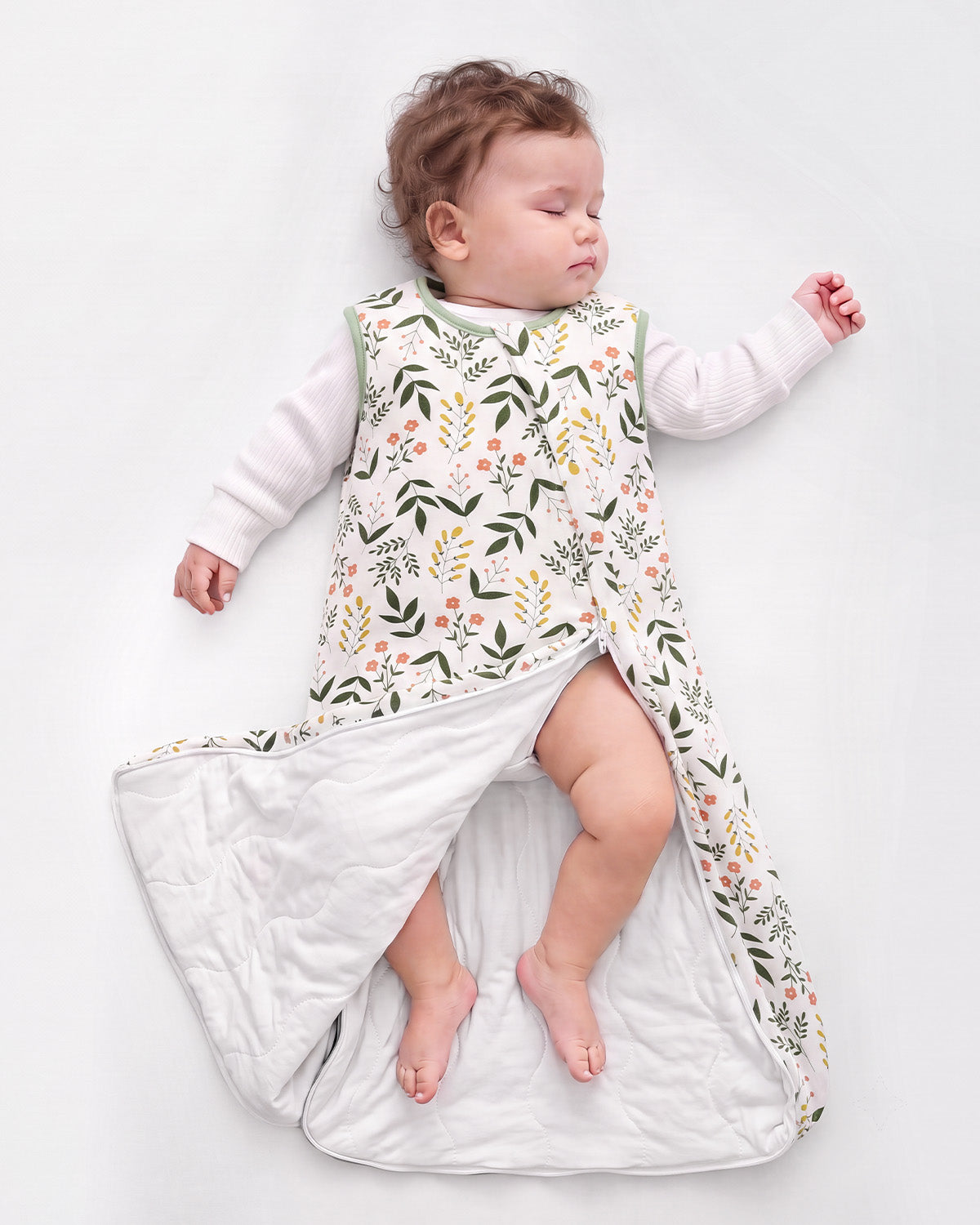 Bamboo Sleep Sack, 1.0 TOG-Leaf &Flower