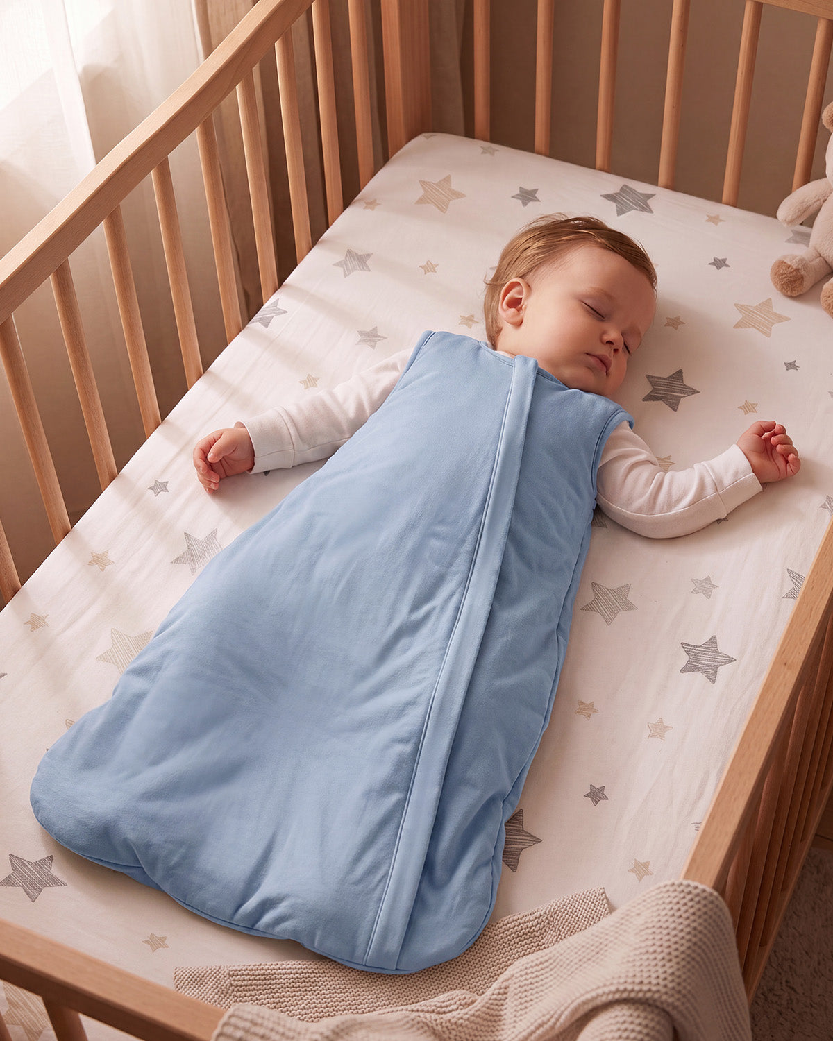 Bamboo Sleep Sack, 1.0 TOG-Blue