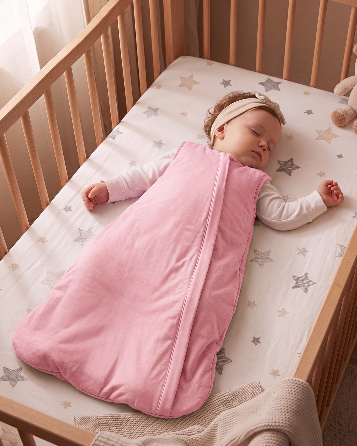 Bamboo Sleep Sack, 1.0 TOG-Pink