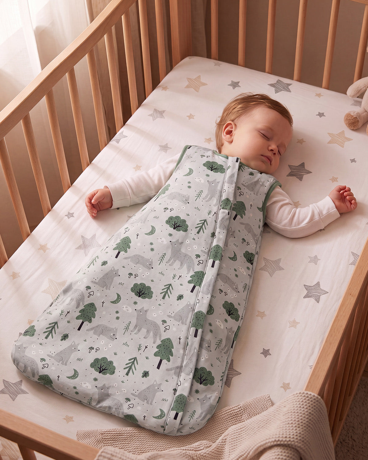 Bamboo Sleep Sack, 1.0 TOG-Green Fox