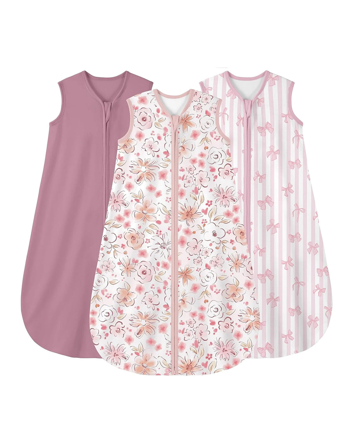 3 Pack Sleep Sacks,Cotton-0.5 TOG
