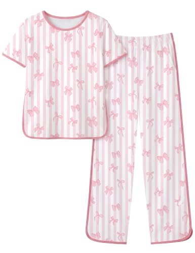 #Color_ Short Sleevespink Bow
