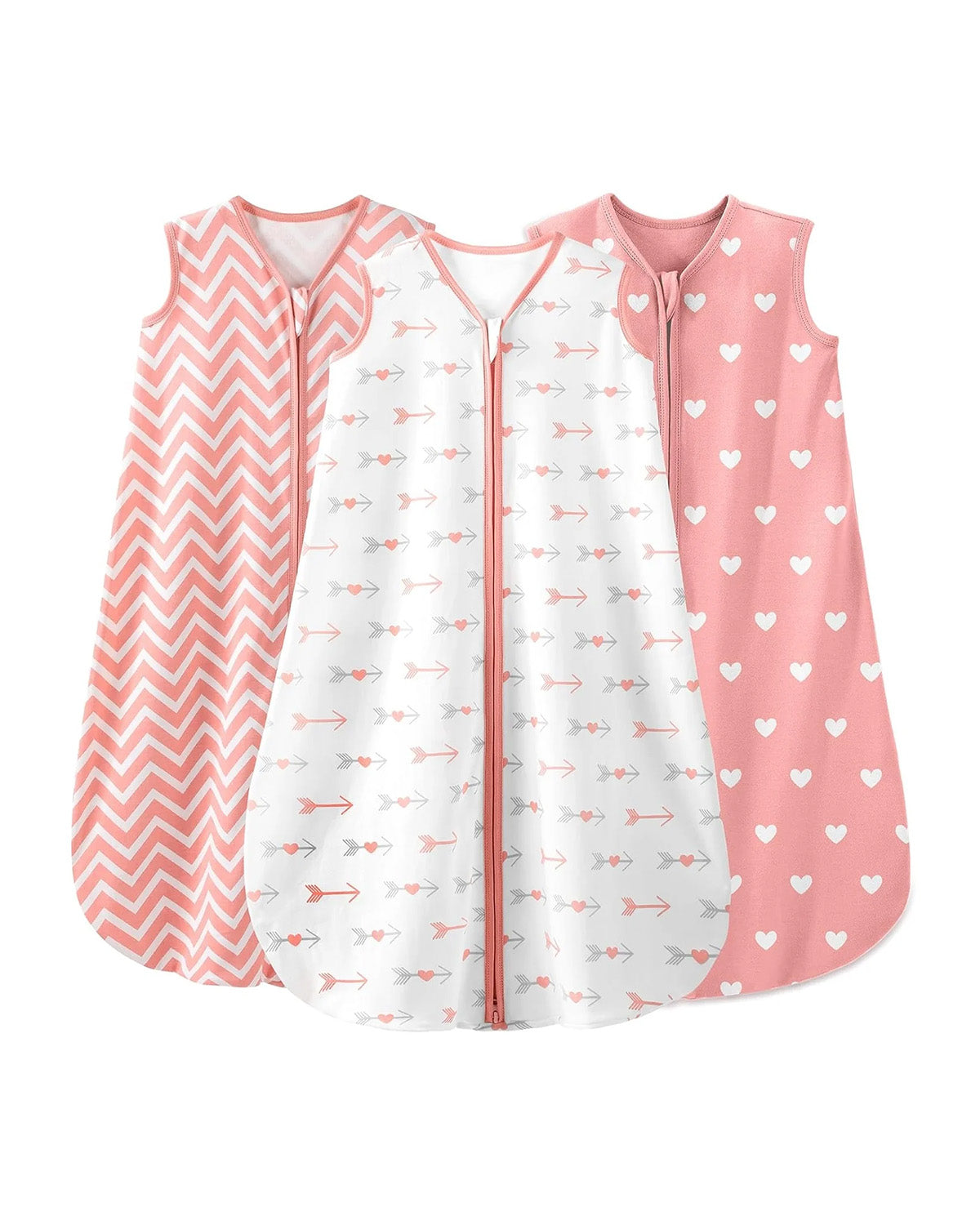 3 Pack Sleep Sacks,Cotton-0.5 TOG