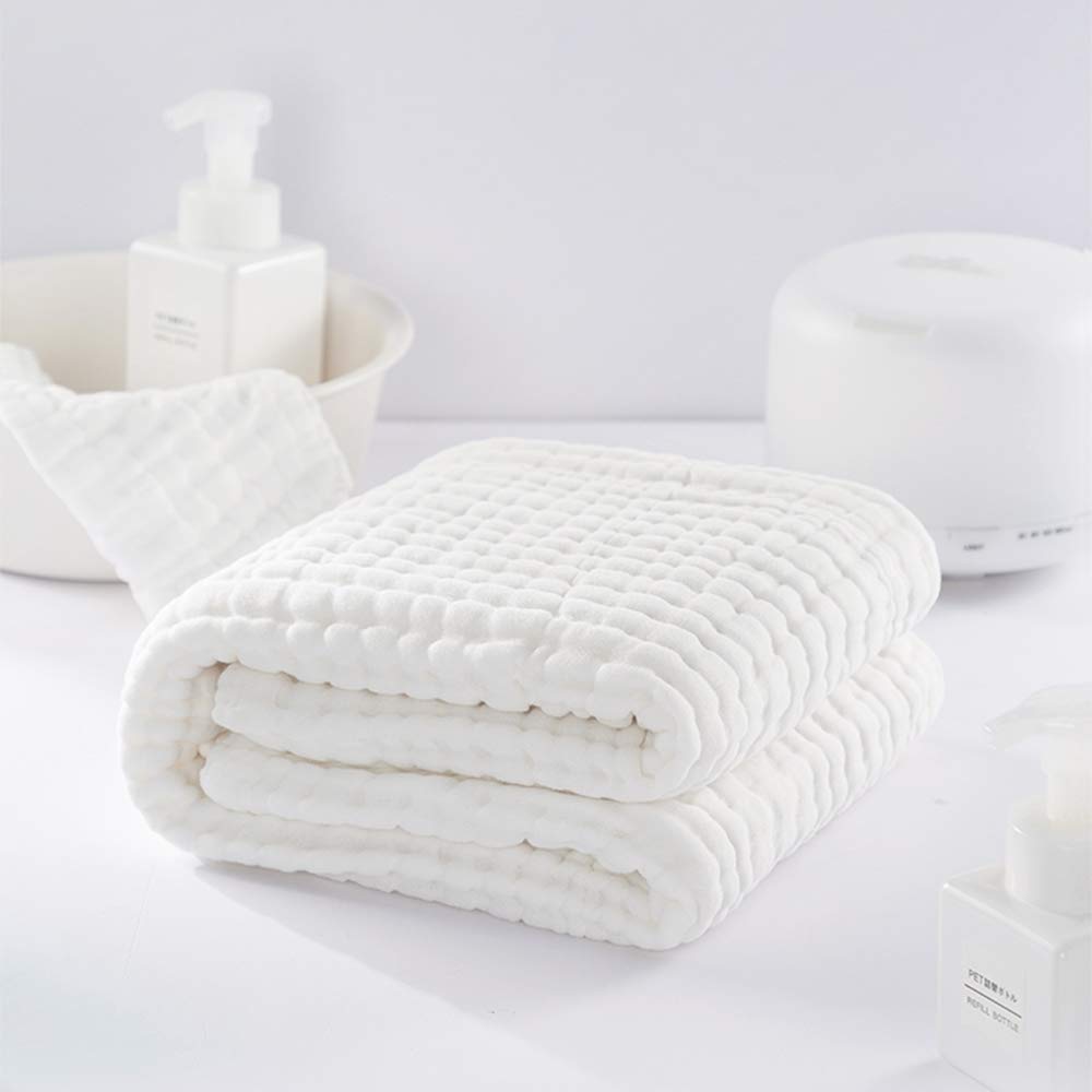 Large Hooded Baby Towels White