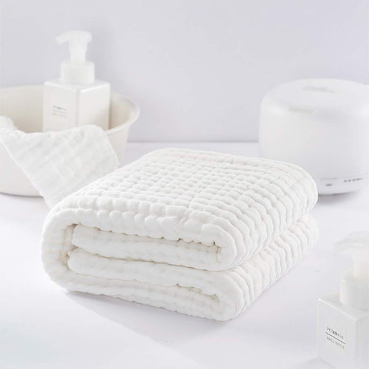 Large Hooded Baby Towels White