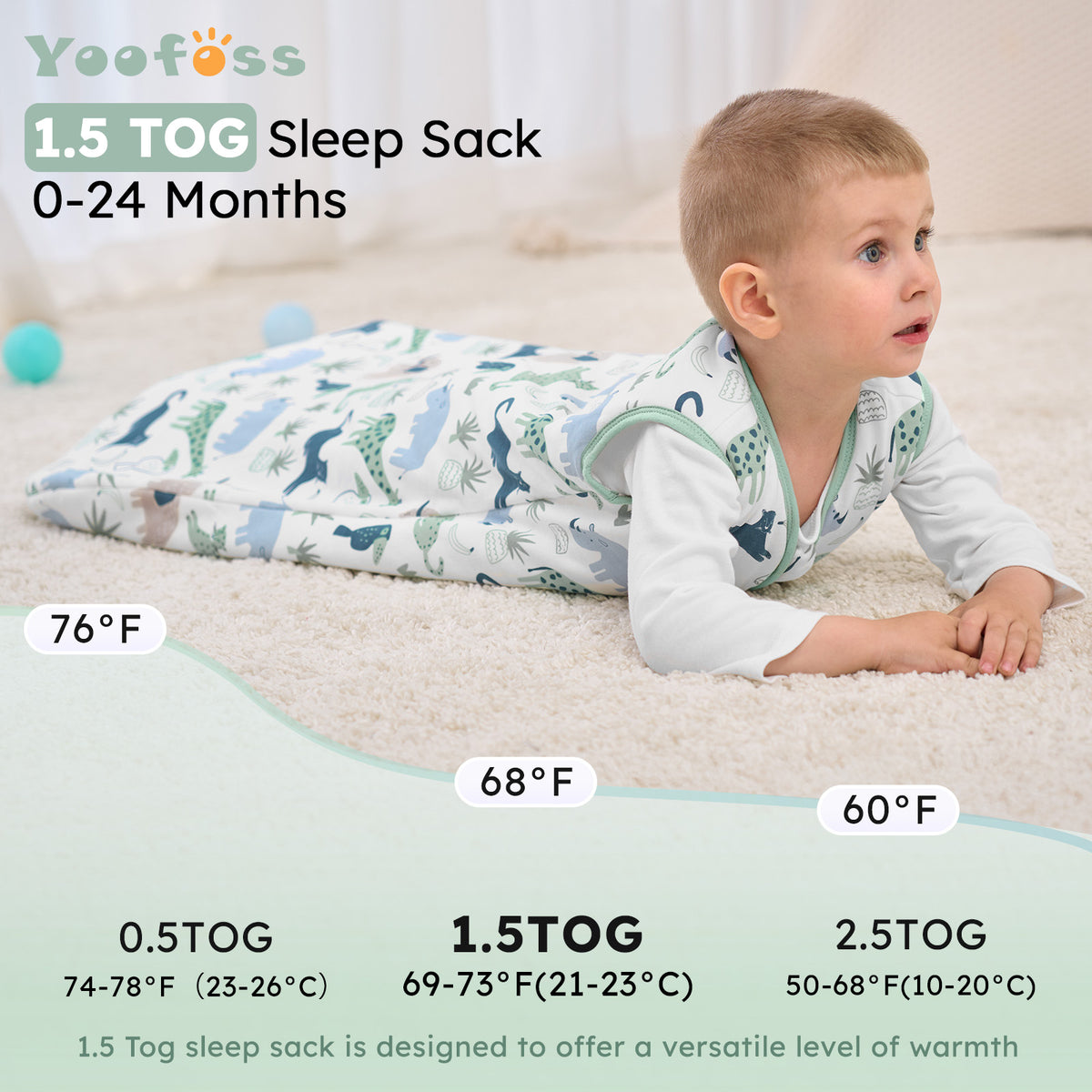 #Color_ 1.5 Tog-blue Green Zebra
