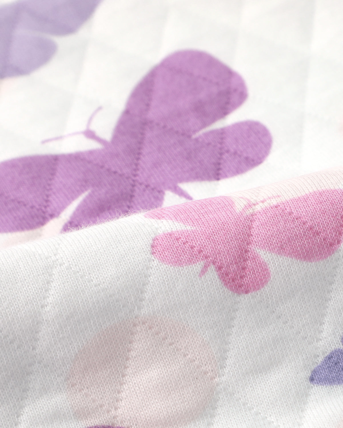 Air-Layer Baby Sleep Sack, 1.0 TOG, Long Sleeve, 1 Pack-Purple Butterflies