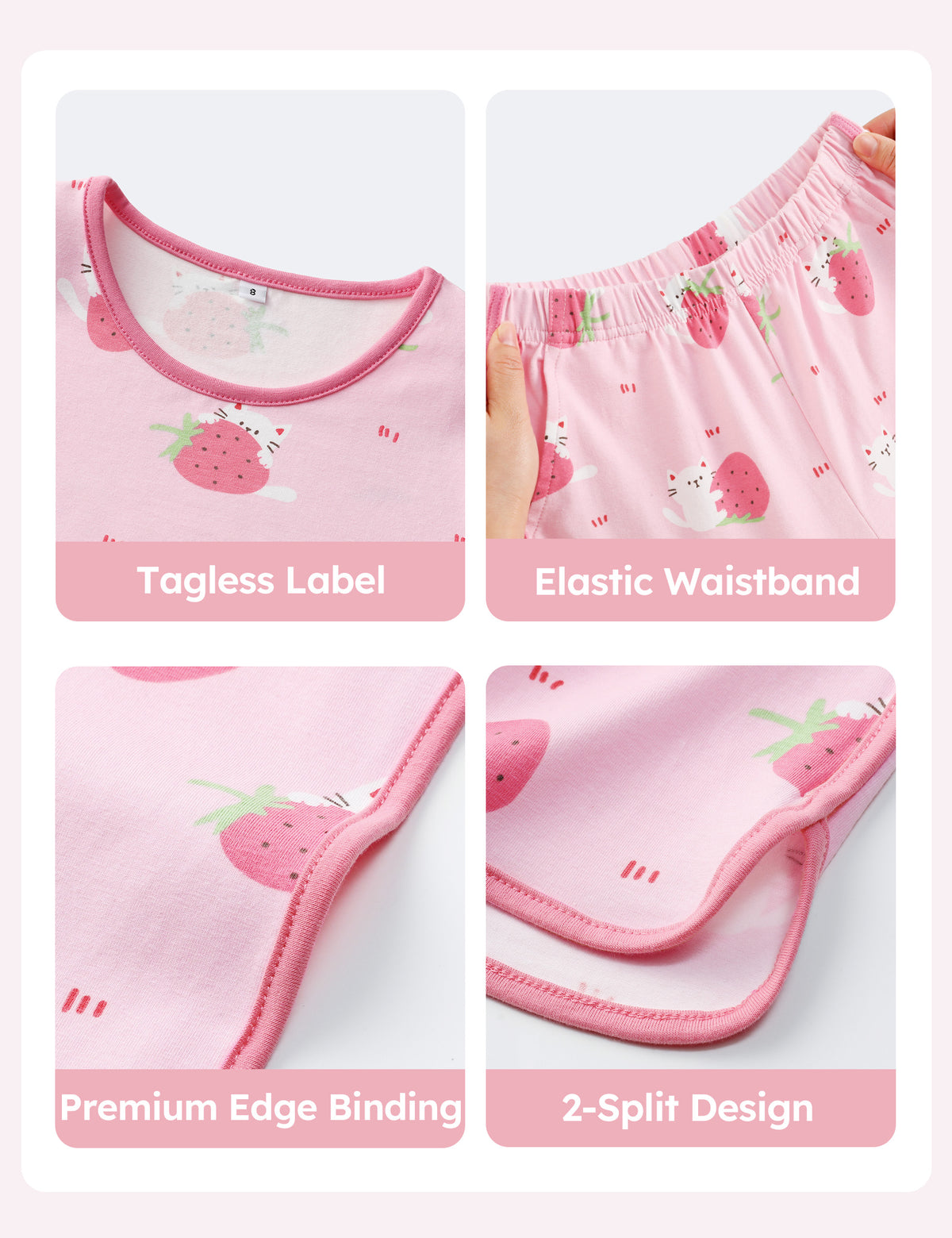 #Color_ Short Sleevespink Strawberry
