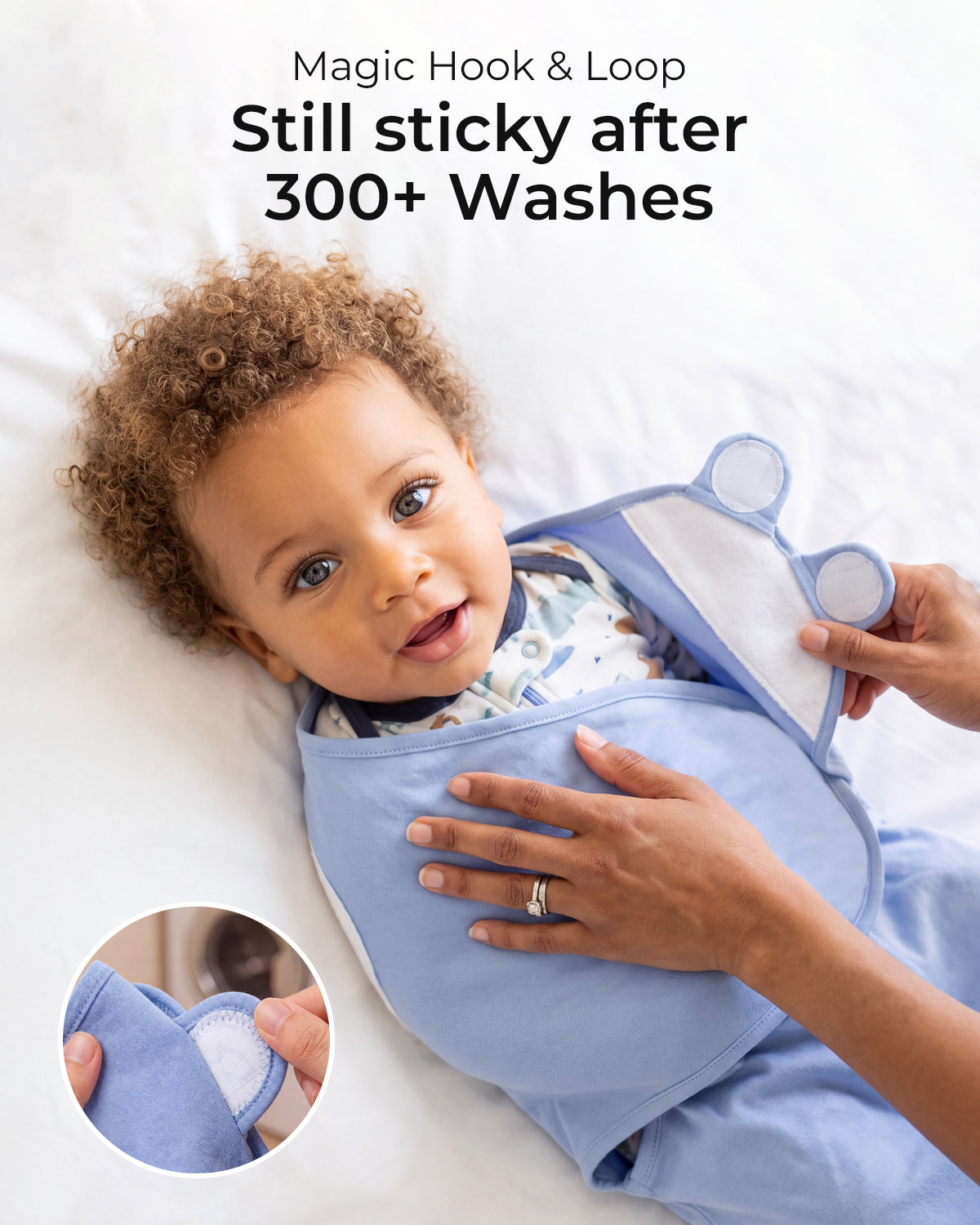 3 Pack Baby Swaddles for Newborns 100% Organic Cotton in Tog 0.5