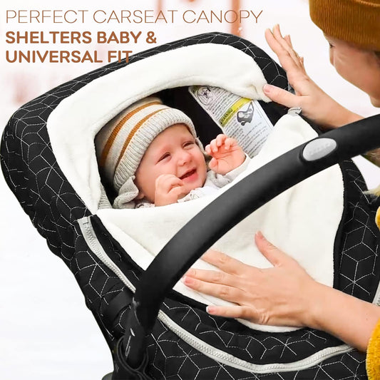 Baby Car Seat Cover in Winter