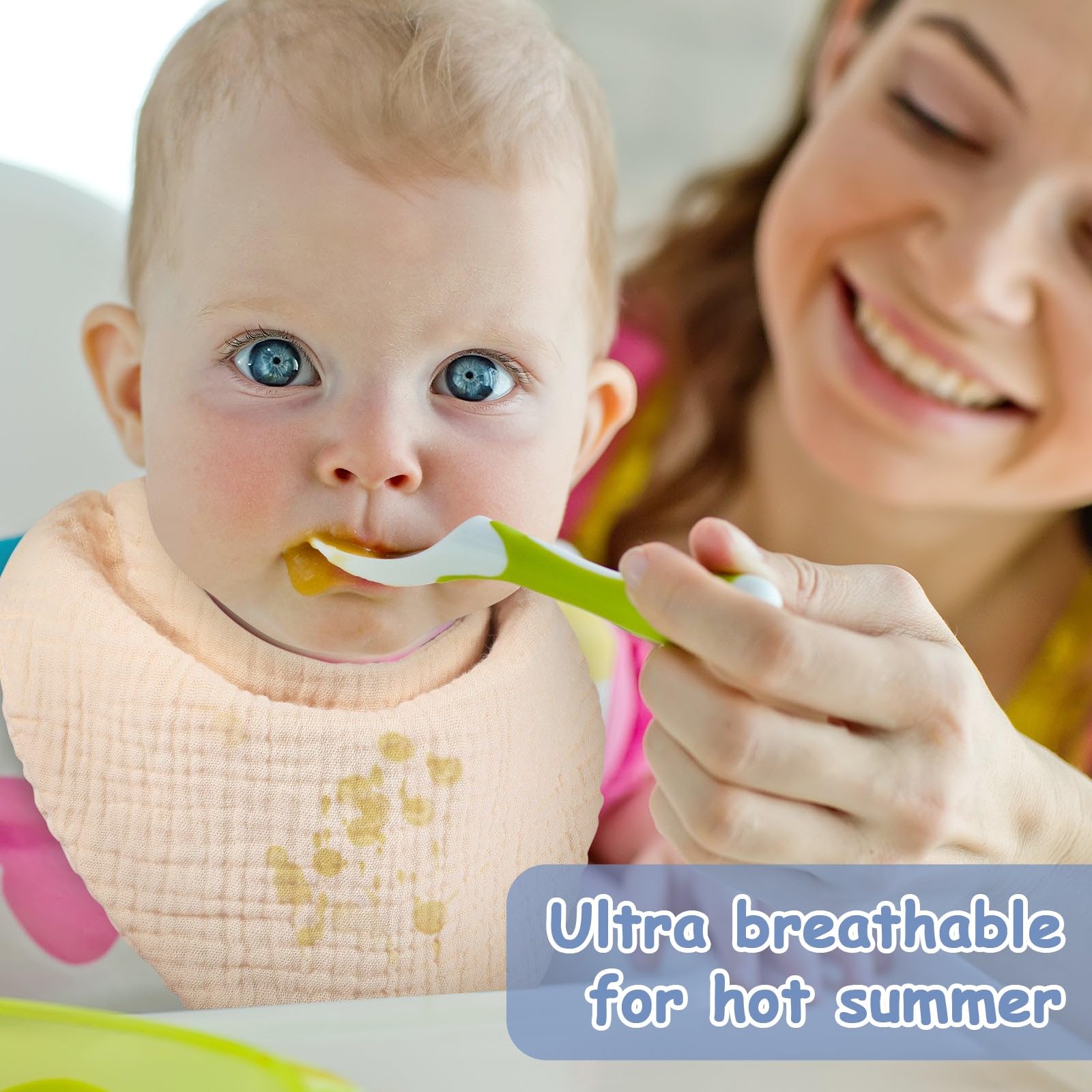 Baby Bibs Multi-color 10 Pack