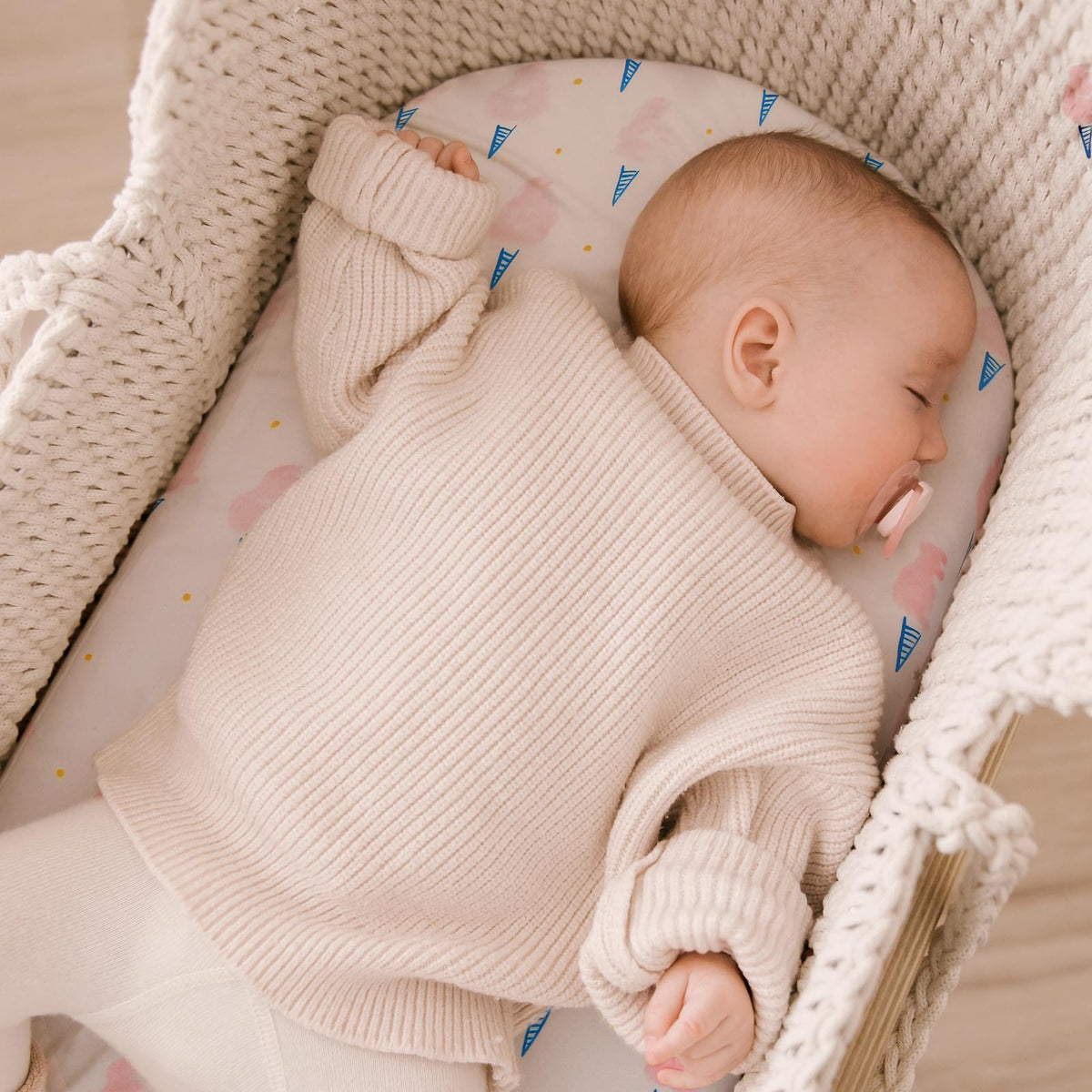 Bassinet Sheets Multi-color, 3 Pack