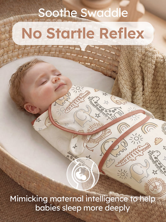 YOOFOSS Baby Swaddles for Newborns 100% Organic Cotton, Adjustable Swaddle Sleep Sack 0-3 Months Newborn Swaddle Sack 2 Pack, Breathable Soft (Copy) (Copy) (Copy)