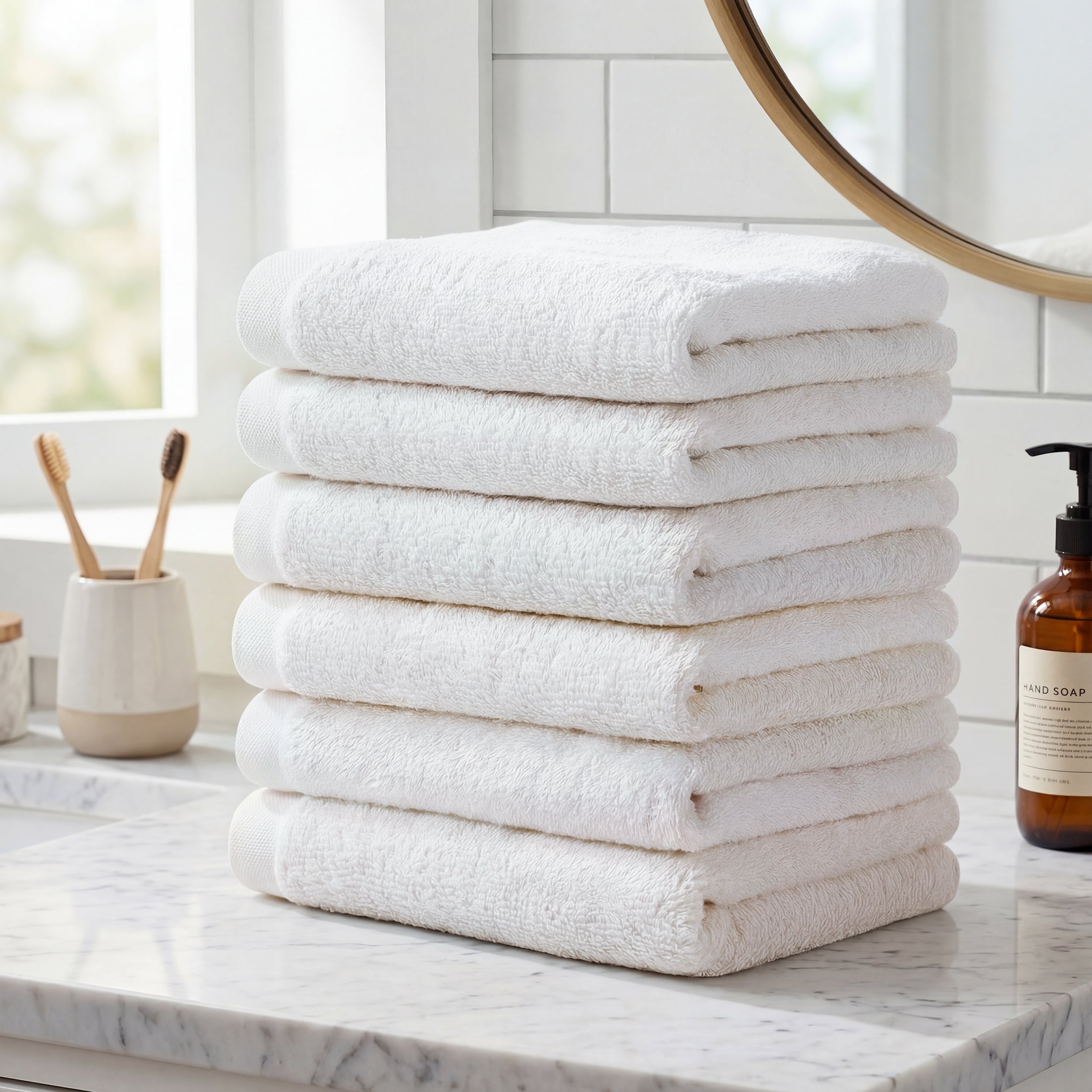 YOOFOSS Luxury Baby Washcloths Towel Set 12 Pack Face towels for Bathroom-Hotel-Spa-Kitchen Multi-Purpose Fingertip Towels & Hand Towels (Copy)