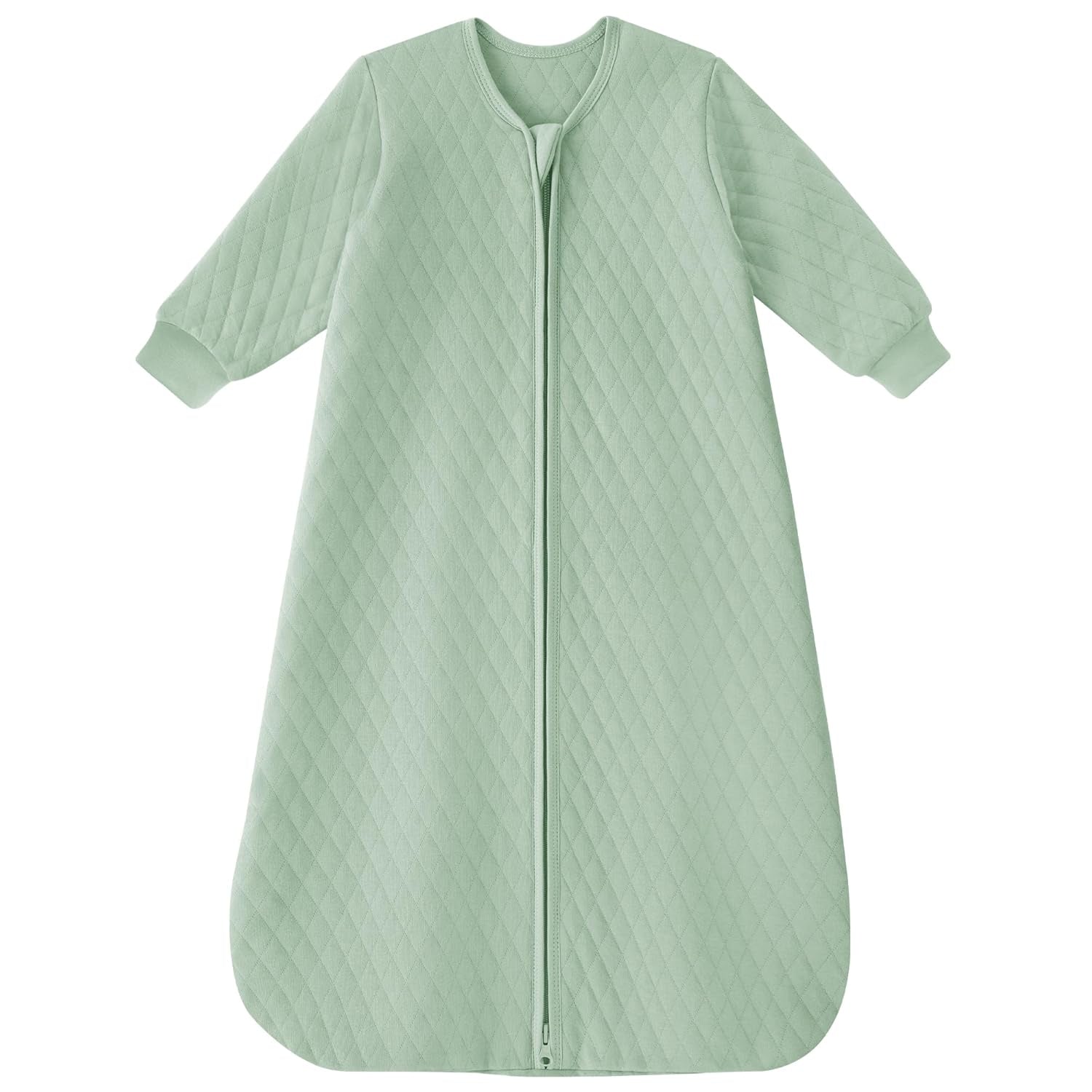 Yoofoss Organic Cotton Long Sleeve Baby Sleep Sack, 1.0 TOG