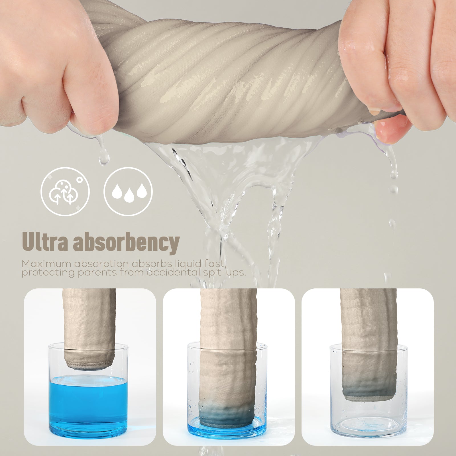 Burp Cloths 10 Pack