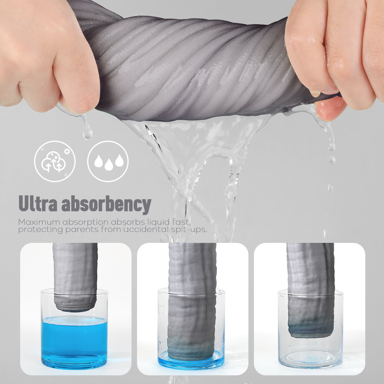 Burp Cloths 10 Pack