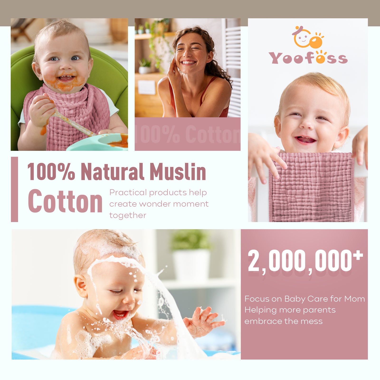 Burp Cloths 10 Pack