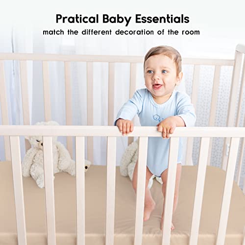 Crib Sheets Green And Brown , 2 Pack