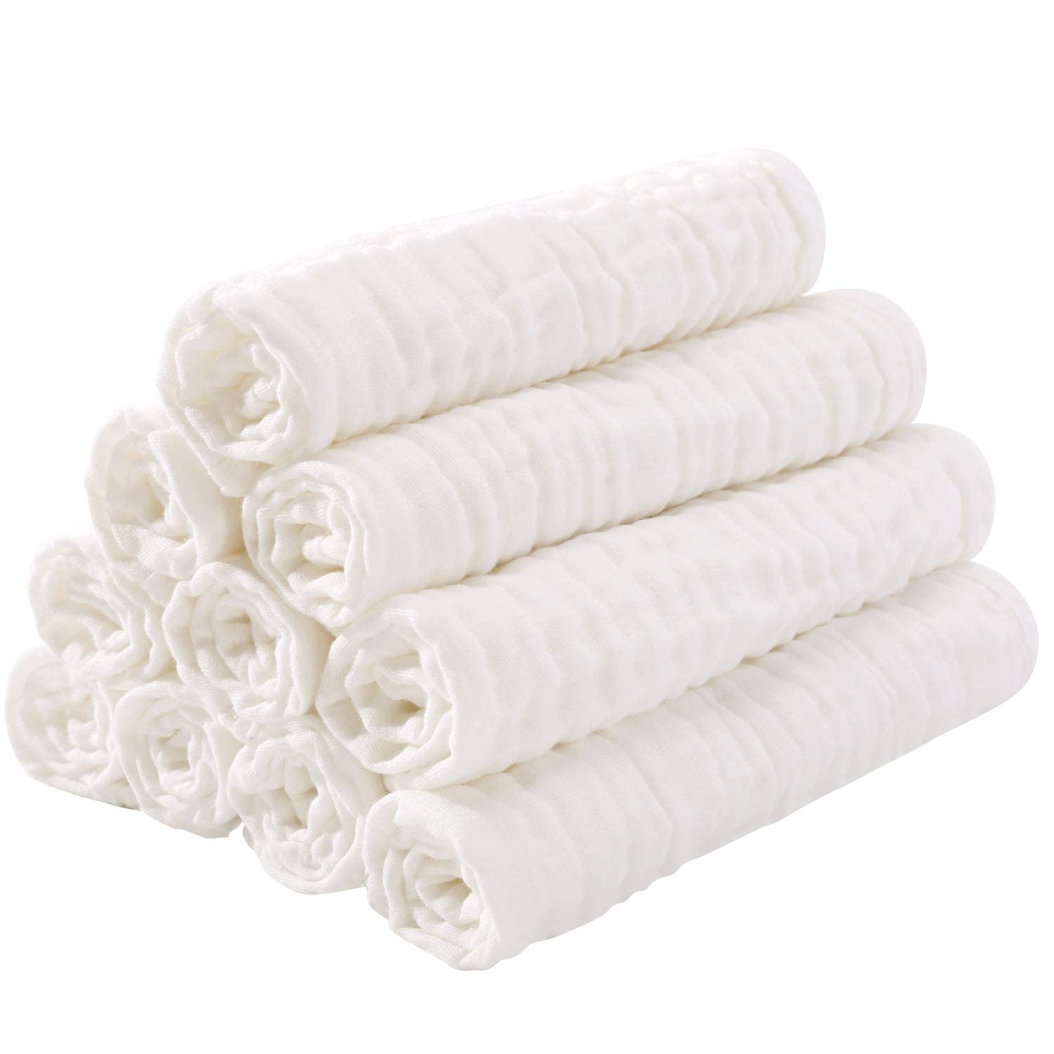 Burp Cloths 10 Pack