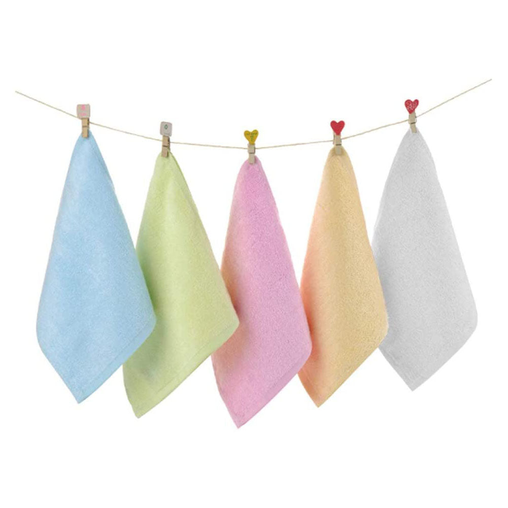 Bamboo Washcloths Towel Multi-color, 10 Pack