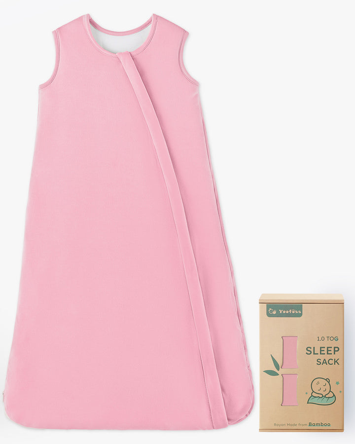 Bamboo Sleep Sack, 1.0 TOG-Pink