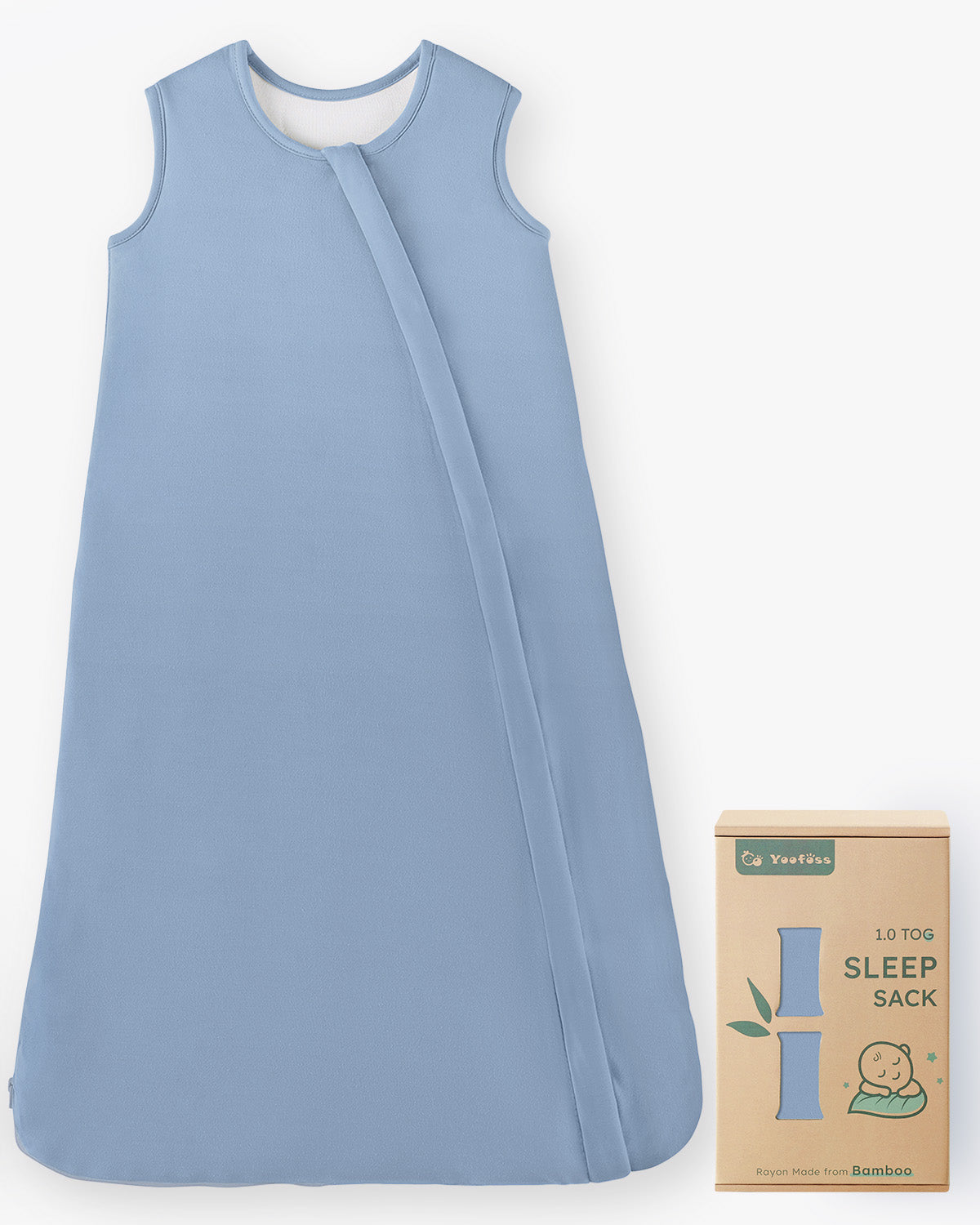 Bamboo Sleep Sack, 1.0 TOG-Blue