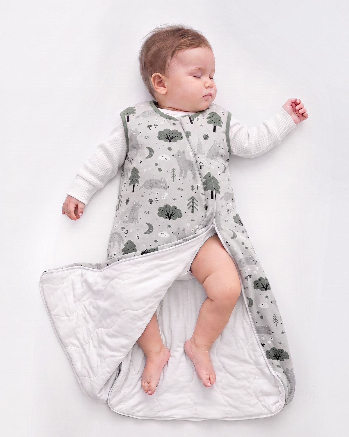 Bamboo Sleep Sack, 1.0 TOG-Green Fox