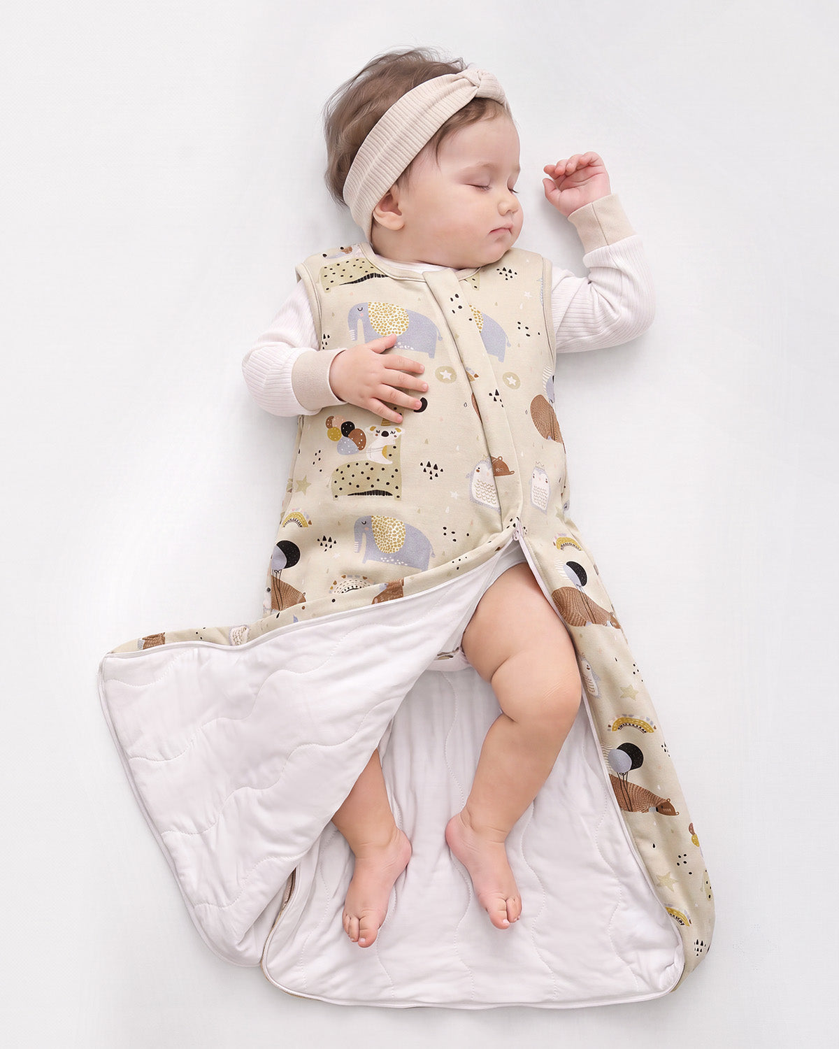 Bamboo Sleep Sack, 1.0 TOG-Animals & Balloons