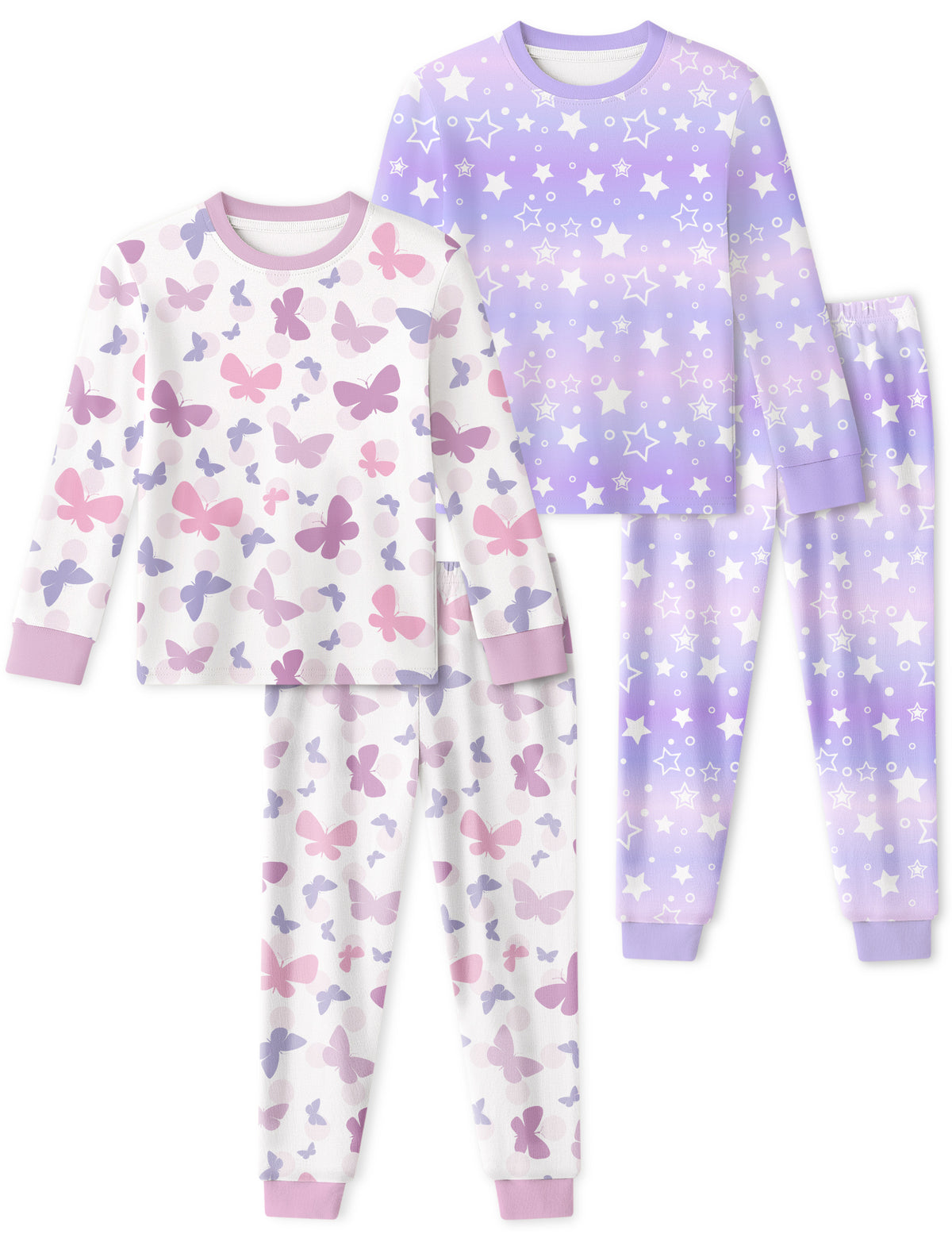 #Color_Long-purple Butterfly&star
