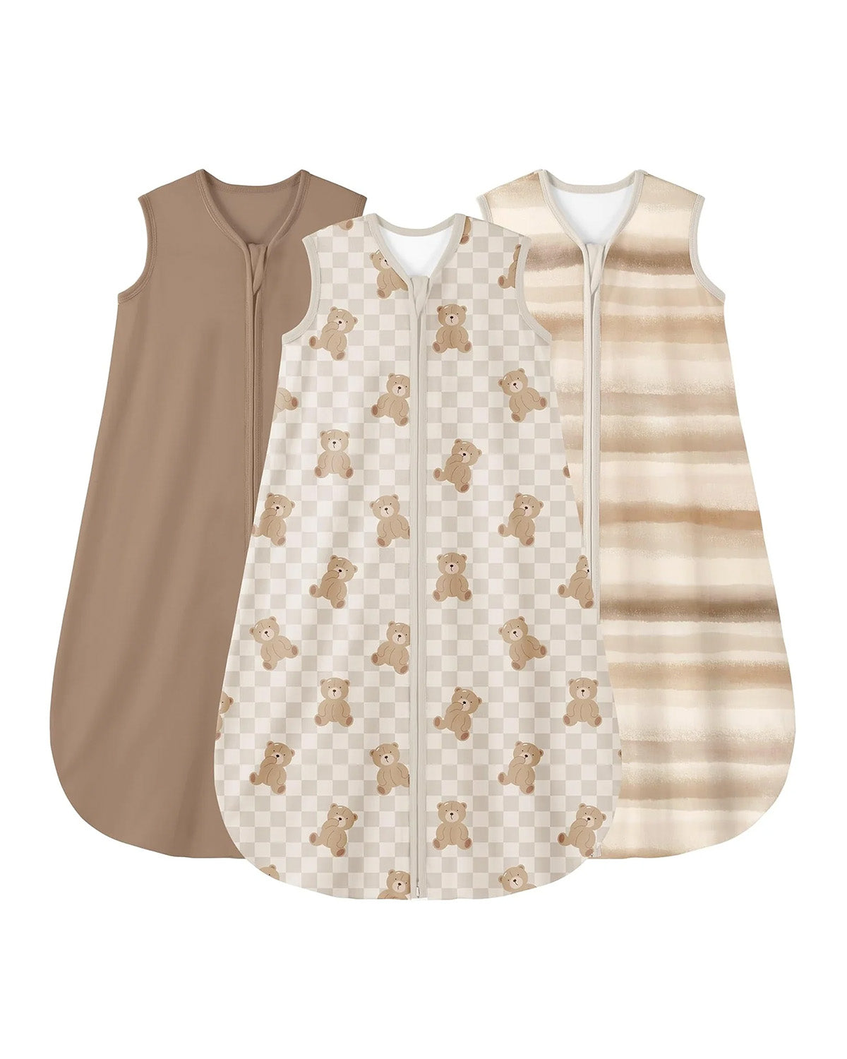 3 Pack Sleep Sacks,Cotton-0.5 TOG