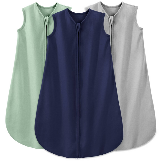 Sleep Sack Green Navy Gray, 3 Pack, 12-18 Months