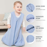 Yoofoss Baby Sleep Sack 18-24 Months TOG 2.5 Winter Baby Wearable Blanket, 100% Organic Cotton Infant Toddler Sleeping Sack 2-Way Zipper Warm Quilted Sleep Sack