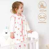 Yoofoss Baby Sleep Sack 0-6 Months Baby Wearable Blanket 100% Organic Cotton 2-Way Zipper Toddler Sleeping Sack, 3 Pack Soft Lightweight Sleep Sacks for Babies