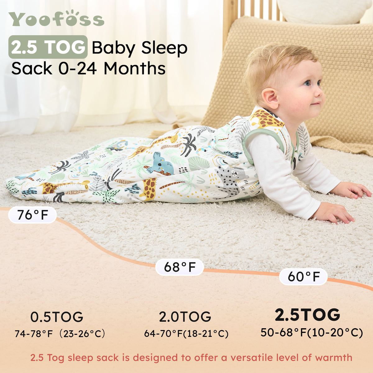  #Color_2.5 Tog-green Giraffe