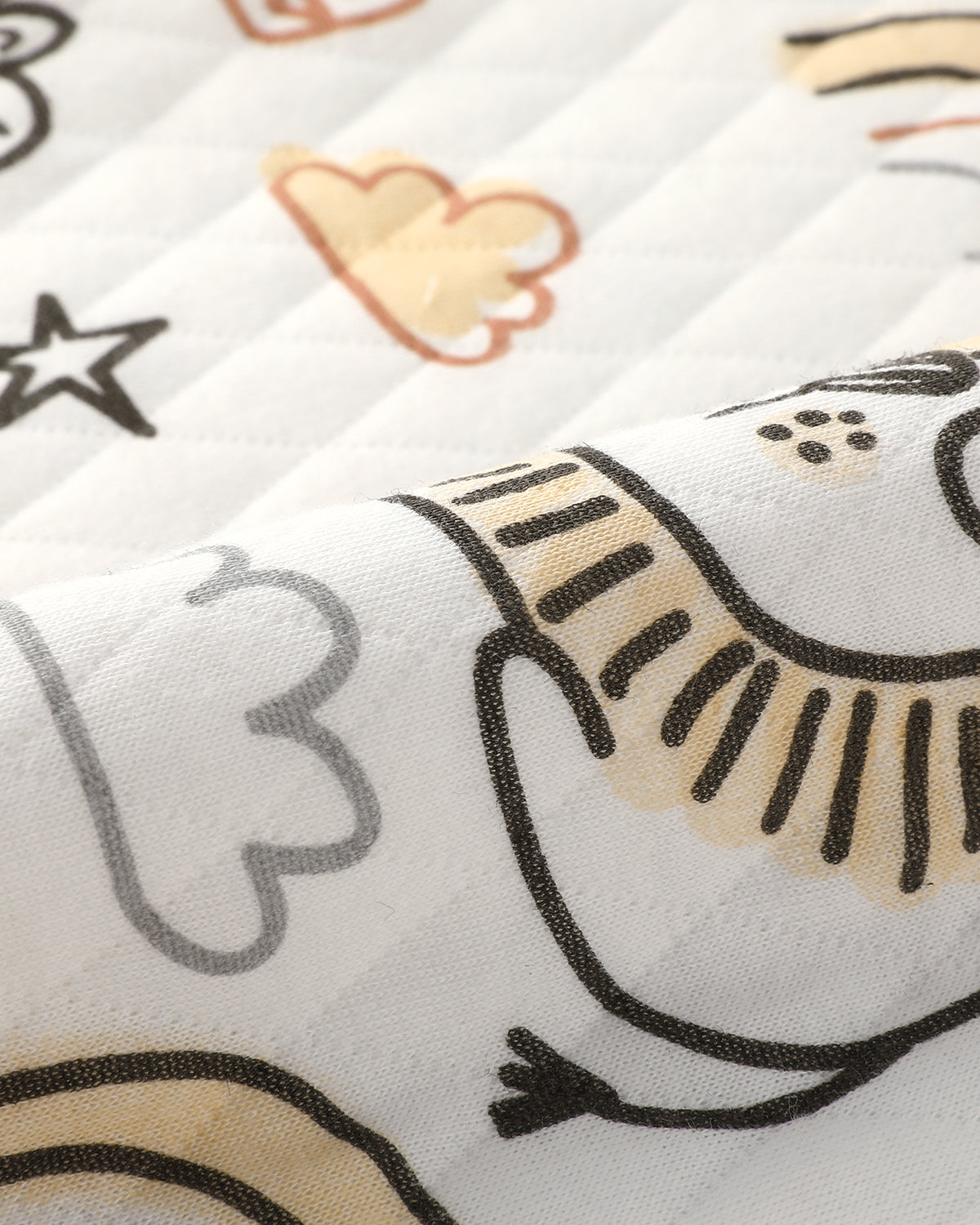 Air-Layer Baby Sleep Sack, 1.0 TOG, Long Sleeve, 1 Pack-Brown Giraffe