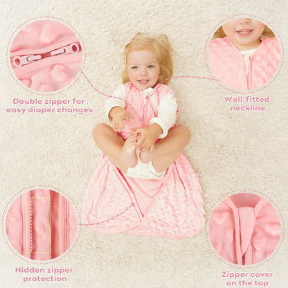yoofoss winter baby sleep plush dots