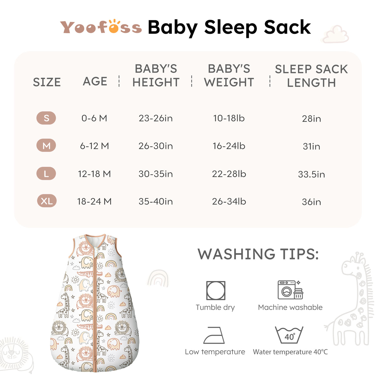  #Color_ 2.5 Tog-brown Giraffe