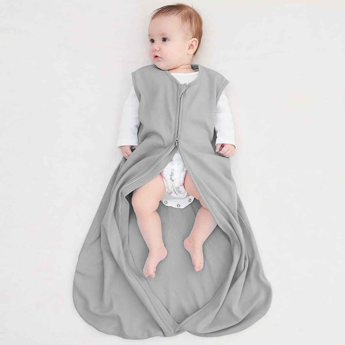 Sleep Sack Green Gray Pink, 3 Pack, 0-6 Months