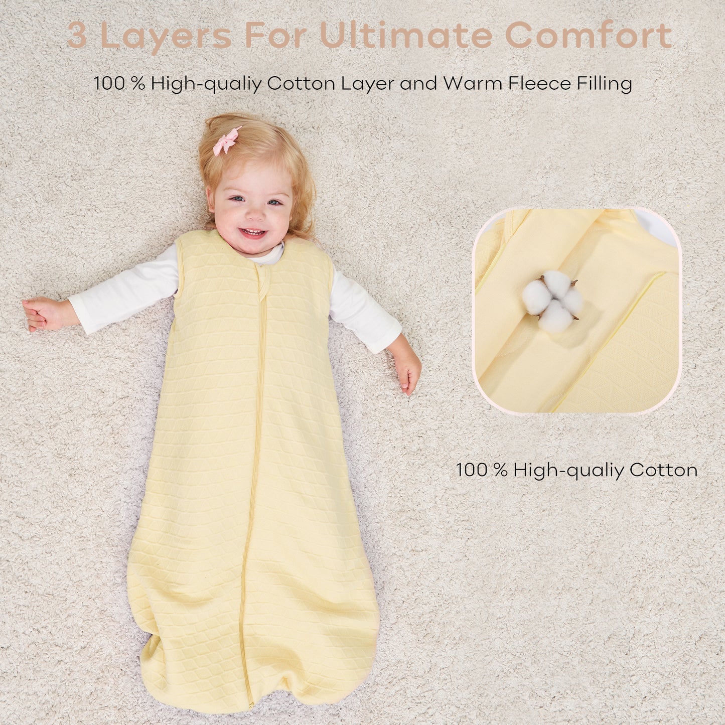 yoofoss baby sleep sack new version