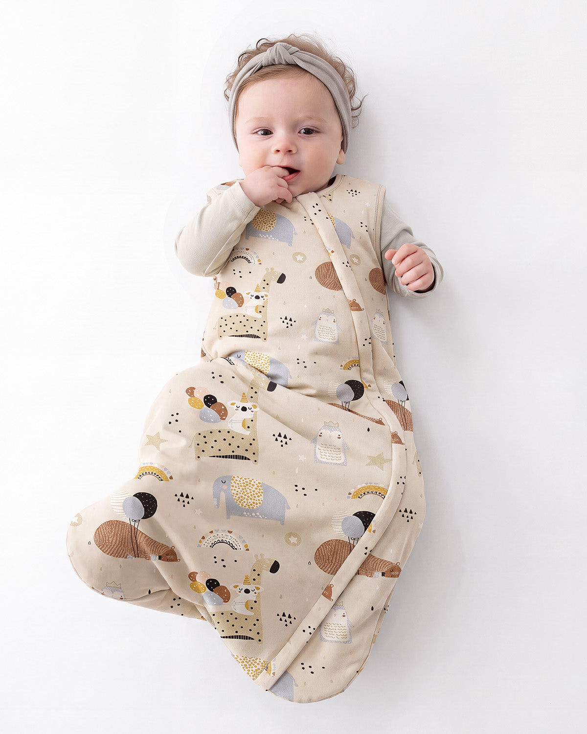 Bamboo Sleep Sack, 1.0 TOG-Animals & Balloons