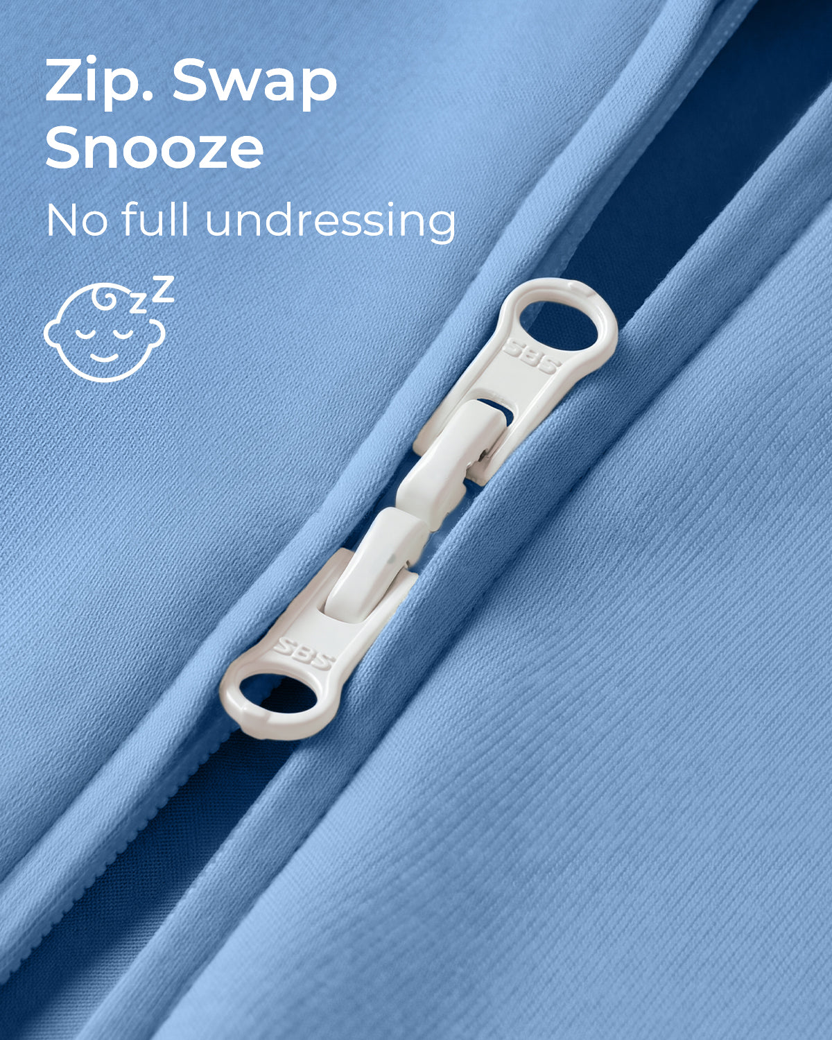 Bamboo Footed Baby Pajamas, Long Sleeve, 3 Pack-Blue&Grey&Navy
