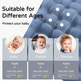 Yoofoss Hooded Baby Towels for Newborn 100% Muslin Cotton Baby Bath Towel with Hood for Babies, Infant, Toddler and Kids, Large 32x32Inch, Soft and Absorbent Newborn Essential,Dark Blue