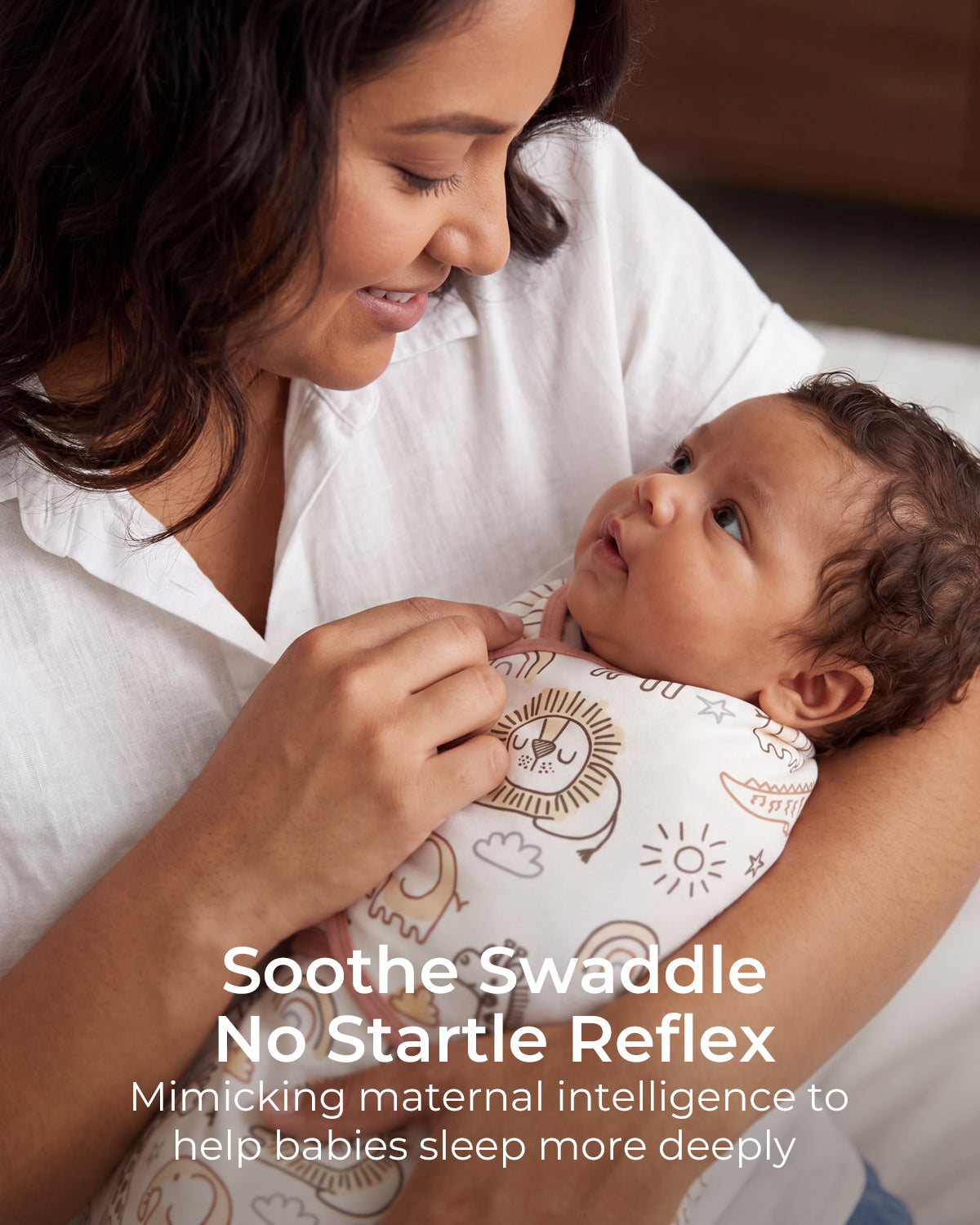 3 Pack Baby Swaddles for Newborns 100% Organic Cotton in Tog 0.5