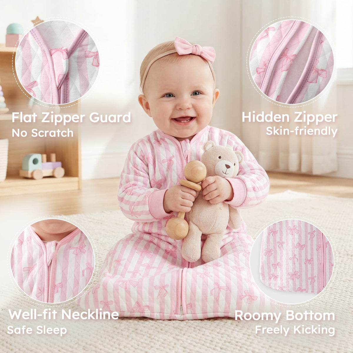   #Color_Pink Bow