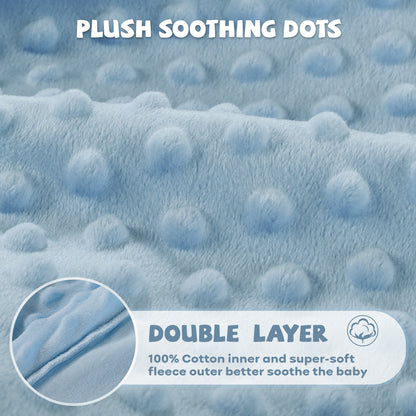 yoofoss winter baby sleep plush dots