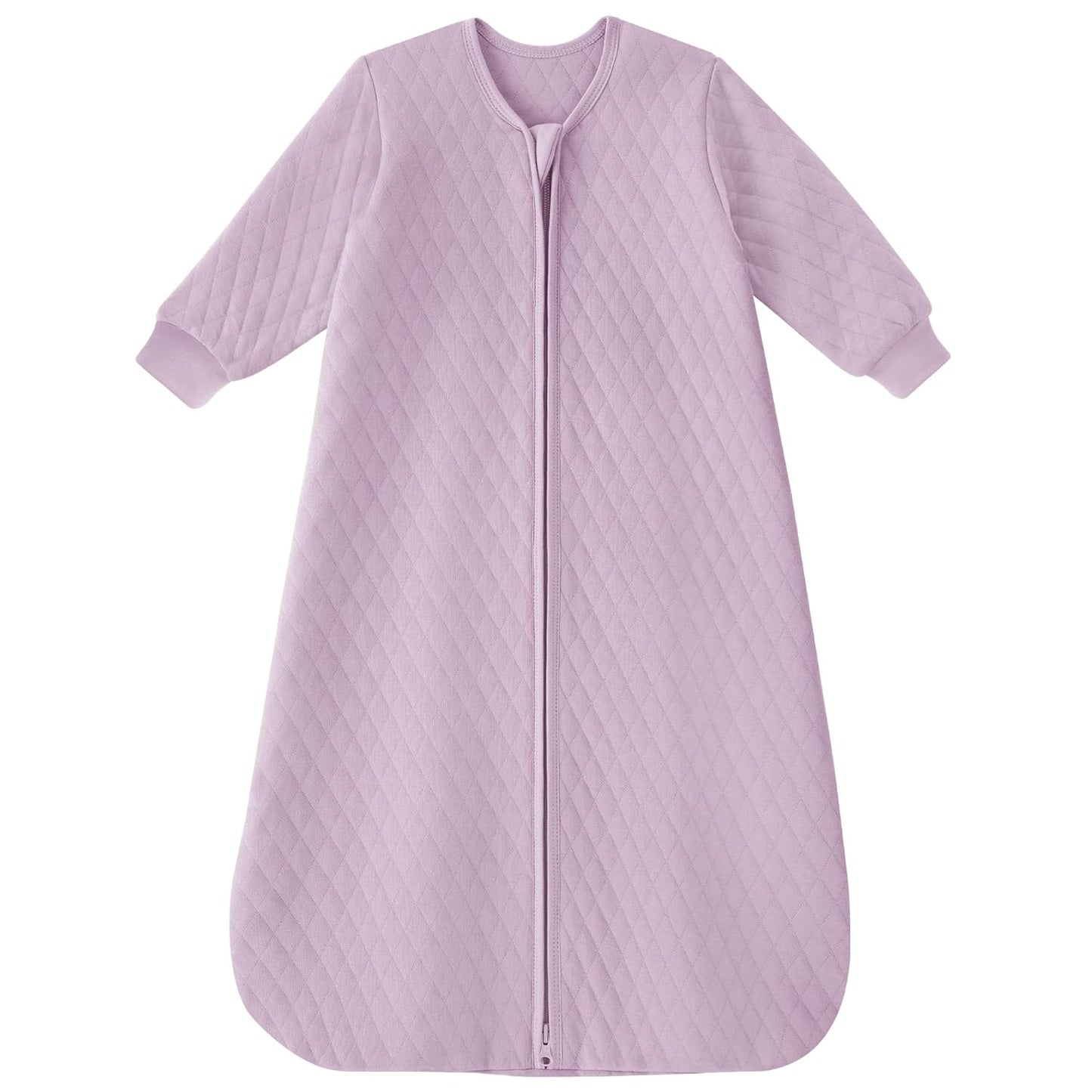Yoofoss Organic Cotton Long Sleeve Baby Sleep Sack 1.0 Tog Sleep Bag 2-Way Zipper